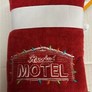 Red  2 pack Shitt$ creek Hand Towels